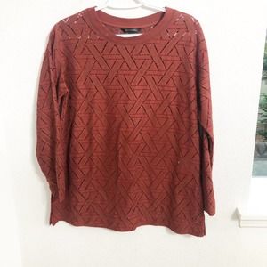 Banana Republic Ribbed Eyelet Top